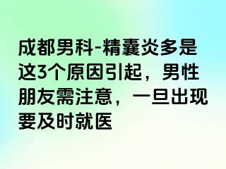 成都男科-精囊炎多是这3个原因引起，男性朋友需注意，一旦出现要及时就医
