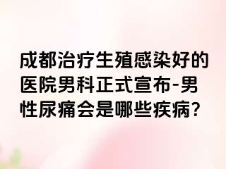 成都治疗生殖感染好的医院男科正式宣布-男性尿痛会是哪些疾病？