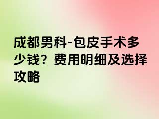 成都男科-包皮手术多少钱？费用明细及选择攻略