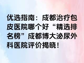 优选指南：成都治疗包皮医院哪个好“精选排名榜”成都博大泌尿外科医院评价揭晓！